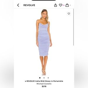 X Revolve India Midi Dress - Periwinkle